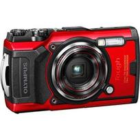 OLYMPUS Skaitmeninis fotoaparatas Tough TG-6 Raudonas 12 megapikselių CMOS F2.0 15m atsparus vandeniui 100kgf apkrovos talpa Įmontuotas GPS Wi-Fi TG-6RED Kompaktiškas