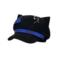 Y2K Cat Ears Beret Hat Irregular Newsboy Peaked Hat Vintage Painter Artist Cap  Photography Prop