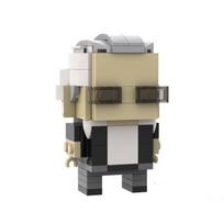 Superherojus MOC Surinktas Individualus Statybinių Blokelių Žaislų Rinkinys Brickheadz Stan