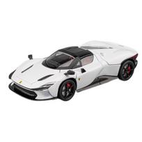 1/22 Ferrari SP3 Daytona Alloy Sports Car Model Diecasts Metal Racing Vehicles Car Model Sound Light Simulation Collection Kids Toy Gift balta