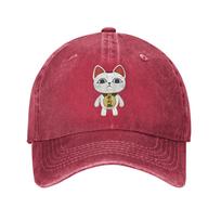 Anime Dandadan Turbo Granny Cat Baseball Cap Vintage Distressed Denim  Headwear Men Women Workouts Adjustable Fit Caps Hat one size