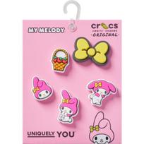 Crocs My Melody Gibbits 5 Piece Set FREE white
