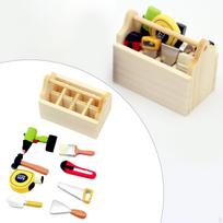 Charming Miniature Set for Whimsical Garden Decor Wood drill set