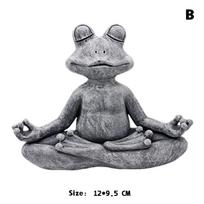 Dervos amatai Budos Meditacijos Varlės Šuns Katės Statulėlės Gyvūnų Menas Jogos Figūrėlės Sodo Lauko Skulptūros Ornamentai Gimtadienio Dovanos as the picture