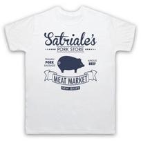 SOPRANAI SATRIALE'S PORK STORE HBO Laisvalaikio Marškinėliai iš Grynos Medvilnės Apvalia Iškirpte(1) S juoda