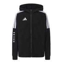 Adidas 3-Stripes Boxing Series Casual Retro Classic Stripe Hooded Breathable Durable Warm Jacket Unisex Jacket CLTR02JBX-BW L white