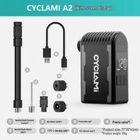 CYCLAMI A3Max Mini Smart Electric Air Pump for Road Bikes black