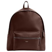 COACH RIDGEWOOD 35 24L zipper closure cowhide backpack large size unisex couple model brown ruda