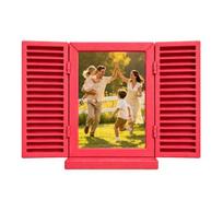 Key Holder with Hidden Storage Shelf Mediterranean-Style Window Frame Photo juoda
