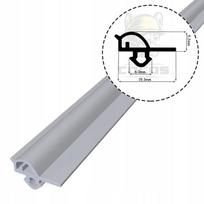 Sandariklis PVC langams S-1900 VEKA PILKAS 1m