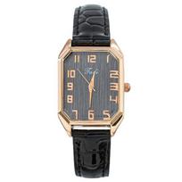 Women Fashion Leather Watch One Size juoda