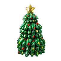 Pripučiama Kalėdinė eglutė 51 colio savarankiškai stovinti Kalėdinė eglutė foliniai balionai Kalėdų vakarėlio dekoracijoms, rekvizitas nuotraukoms Christmas Tree