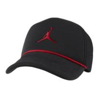 Nike Polyester Baseball Caps Kids' Black/Gym Red Casual HQ7189-011 F