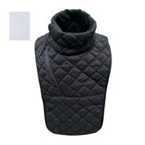 Krūtinės ir kaklo šildytuvas žieminis motociklas kaklo apsaugas nuo vėjo atsparus terminis krūtinės dangtelis vyrams moterims, žvejybai, žygiams, bėgimui 1pc juoda