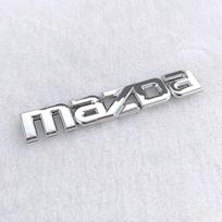 3D ABS Automobilio Priekinės Galinės Emblemos Lipdukai Bagažinės Ženkleliai Mazda CX3 CX5 Atenza 3 Axela 2 MX5 6 CX7 RX7 626 CX30 SKYACTIV Protege sidabras