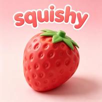 Big 8cm Strawberry Squishy Slow Rising Antistress Toy Grownups toys stress toy stress balls sensory toy