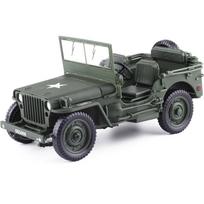 1:18 Willys Mb JAV Armijos Antrojo Pasaulinio Karo Karinis Džipas 4WD Karinis Visureigis Komandinis Transporto Priemonė Lydinio & Imitacinis Automobilio Modelis Metaliniai Žaislai Metalo Dovana black