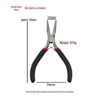 4.5  Needle Nose & Flat Mouth Mini Pliers - Handmade Jewelry Tool with Teeth