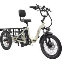 OT30 Cargo Ebike 500W Powerful Motor 48V13AH Removable Battery Aldult Electro Tricycle 20-in All Terrain Foldable Electro Trike
