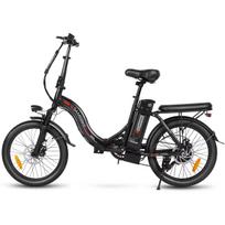 „Ebike Samebike CY20“ sulankstomas elektrinis dviratis, 350 W, 36 V, 12 Ah, MTB, kalnų dviratis, lauko storapadangis elektrinis dviratis suaugusiems juoda