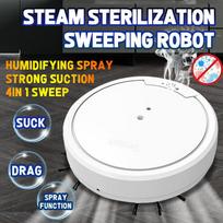 2200mAh Household Automatic Sweeping Robot Vacuum Spray Sweeping Disinfection Humidification Rechargeable Dry Wet Vacuum Cleaner 4-IN-1 juoda