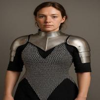 Medieval Steel Pauldron Knight Shoulder Armor, LARP Cosplay Gift for Mother, Sister, Girlfriend, Wife
