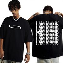 Marškinėliai Ken Carson Narcissist Tour Rap Marškinėliai Vyriški Hip Hop Medvilniniai Aukštos Kokybės Marškinėliai Y2k XXXXL black