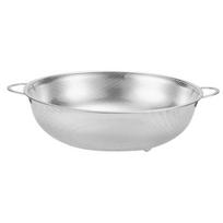 Handles Fine Mesh Strainer Stainless Steel Net Baskets New Rice Washing Bowl 19.5cm