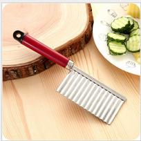 Potato Wavy Cutter Kitchen French Fry Cutter Stainless Steel Wave Knife Potato Slicer Tool Kitchen Vegetable Cutter juoda