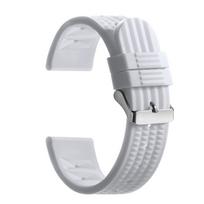 20mm 22mm Hot Sell Silicone Watch Strap Rubber Universal Watchband Wristwatch Band for Smartwatch Other Watches Bracelet for Men 20mm pilka spalva