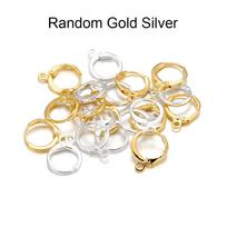 20pcs/lot 14x12mm Gold  France Lever Earring Hooks Wire Settings Base Earrings Hoops For Jewelry Making Finding Supplies