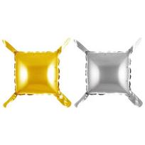 25PCS/Set Double Side Balloons Background Wall Square Multicolor Square Foil Balloon Decoration Supplies Garland Kit 25PCS