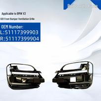 Compatible BMW X3 G01 Front Bumper Vent Grille 51117399903 51117399904 Ruibo