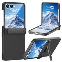 For Samsung Galaxy Z Flip 7 Case with Built-in Screen Protector, Kickstand, Hinge Protection, Hard PC Slim Shockproof Cover For Galaxy Z Flip 7 juoda