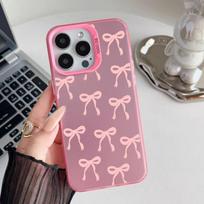 Phone Case For Oneplus 8T NORD 2 Nord CE 3 4 Lite cover Cute Pink Stripe Bow Bowknot Laser IMD Cartoon Luxury Celulares NORD CE2 5G