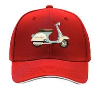 UnisexS Elektrinio paspirtuko spaudinys Juoda Reguliuojama Snapback Atsitiktinė lauko kepurė su vintažinio paspirtuko sumuštinio beisbolo kepure One Size black