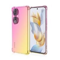 Shockproof For Honor 90 Gradient Transparent Honor 90 Lite Smart Soft TPU Back Cover 10X  Lite Case Honor 90 pink