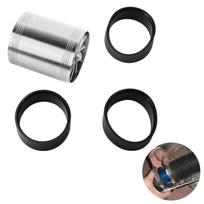 Car Air Turbine Refit Turbo Gas Fuel Oil Saver Dual Fan Turbo Supercharger Turbine Fit For Air Hose Dia 65-74mm T7K6