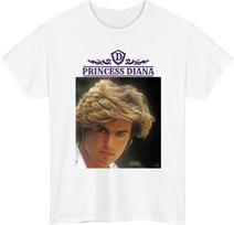 Princess Diana George Michael Funny Parody TShirt Retro Unisex Gift Tee Top S
