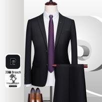 Pierre Cardin vyriškas verslo kostiumas 4XL juoda