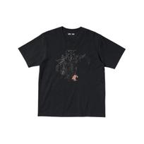 Uniqlo X Final Fantasy Collaboration SS24 Printed Casual Crew Neck Short Sleeve T-Shirt Men T-Shirts Black 471082-09 S black
