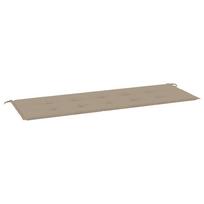 vidaXL Sodo suoliuko pagalvėlė, taupe spalvos, 150x50x3cm, audinys