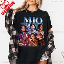 Mio Split Fiction Shirt Fantasy Gaming Character T-Shirt Summer Cotton Shirts Y2k Top Video Game Merchandise Gamer Girl Tee S black