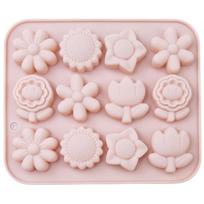 12 Cavities Flower Silicone Molds Fondant Molds for Epoxy Resin Making Soap Cake Decoration Candy Chocolate Baking Tool 1