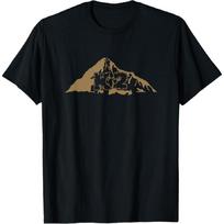 K2 T-Shirt - Mountain Climbing Rock Climber Everest Tee T-Shirt XL juoda