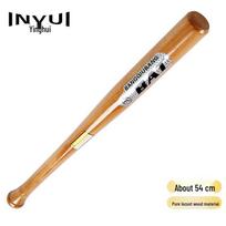 INVUI Solid Locust Wood One-Piece Baseball Bat 21 inch (approx. 54cm)