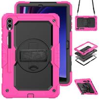 For Samsung Galaxy Tab S10 S9 S8 Ultra 14.6 S7 Plus FE 13.1 12.4 11 Inch A8 10.5 X200 S6 Lite Case Kids Stand Tablet Cover Strap Tab S6 Lite 10.4