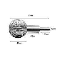 Woodworking Sphere Rotary Burr Ball Wood Carving Grinding Head Rotary Burr Ball Gouge Grinding Head For Grinding Marking A2