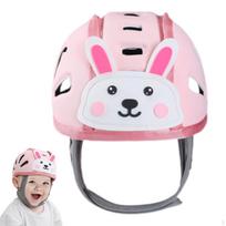 Kūdikio šalmukas ropojimui, vaikščiojimui, patogus, minkštas, apsaugantis nuo smūgių, lengvas, berniukams Pink white