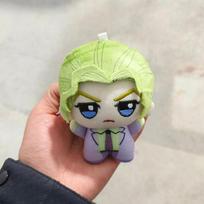 10cm JoJo's Bizarre Adventure Plush Doll Higashikata Josuke Stuffed Toy Fan Holiday Birthday Gift Kira Yoshikage Plusie Doll 10cm žalia